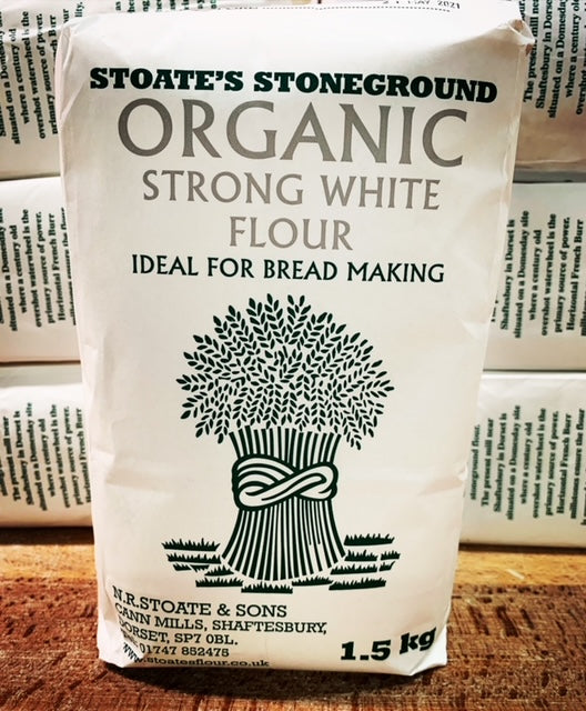 Organic stoneground strong white flour